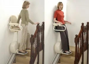 Monte-escalier debout